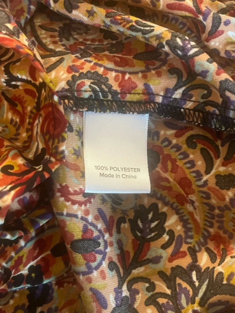 Evereve Sleeveless Paisley Camisole in Multi-Color - Picture 5 of 6